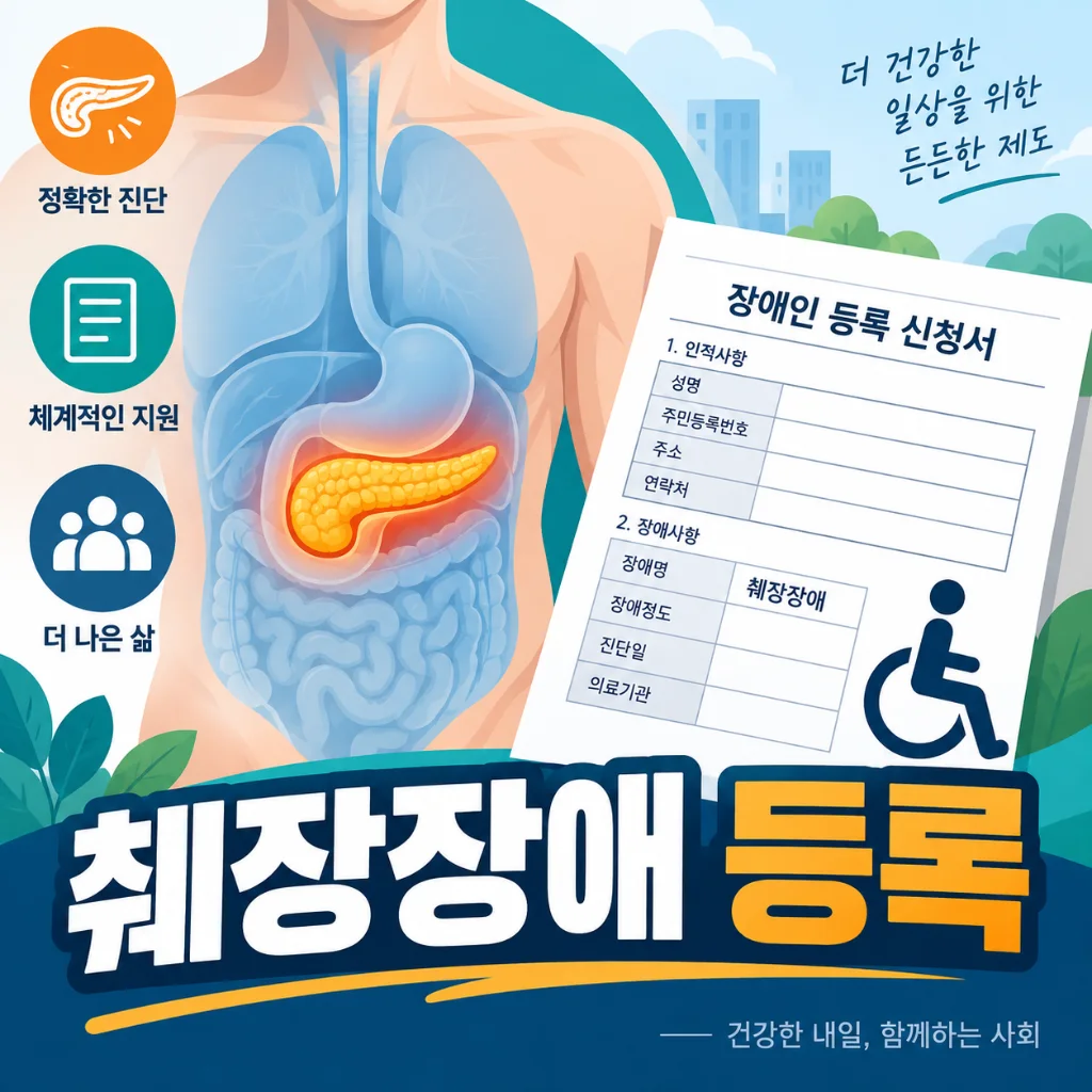췌장장애 장애인 등록 기준, 2026 신규 장애유형 확인 1 2026 췌장장애 장애유형 안내
