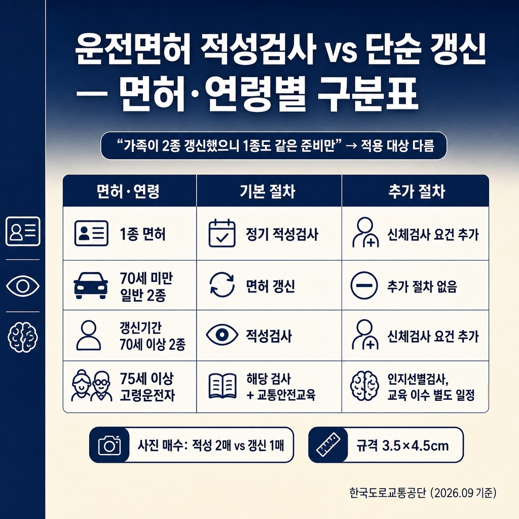 운전면허 적성검사 준비물: 갱신 대상·기간·건강검진 활용법 1 image 16