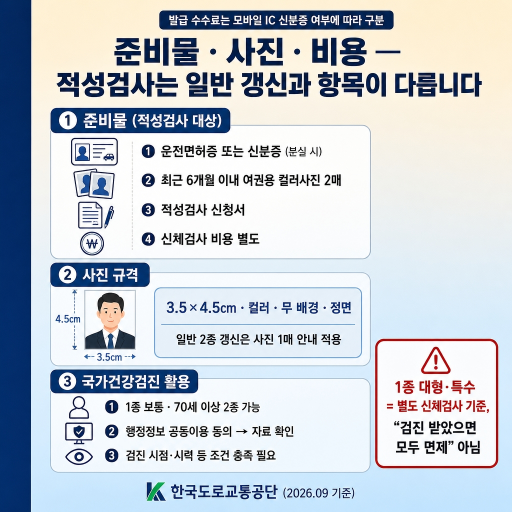 운전면허 적성검사 준비물: 갱신 대상·기간·건강검진 활용법 2 image 17