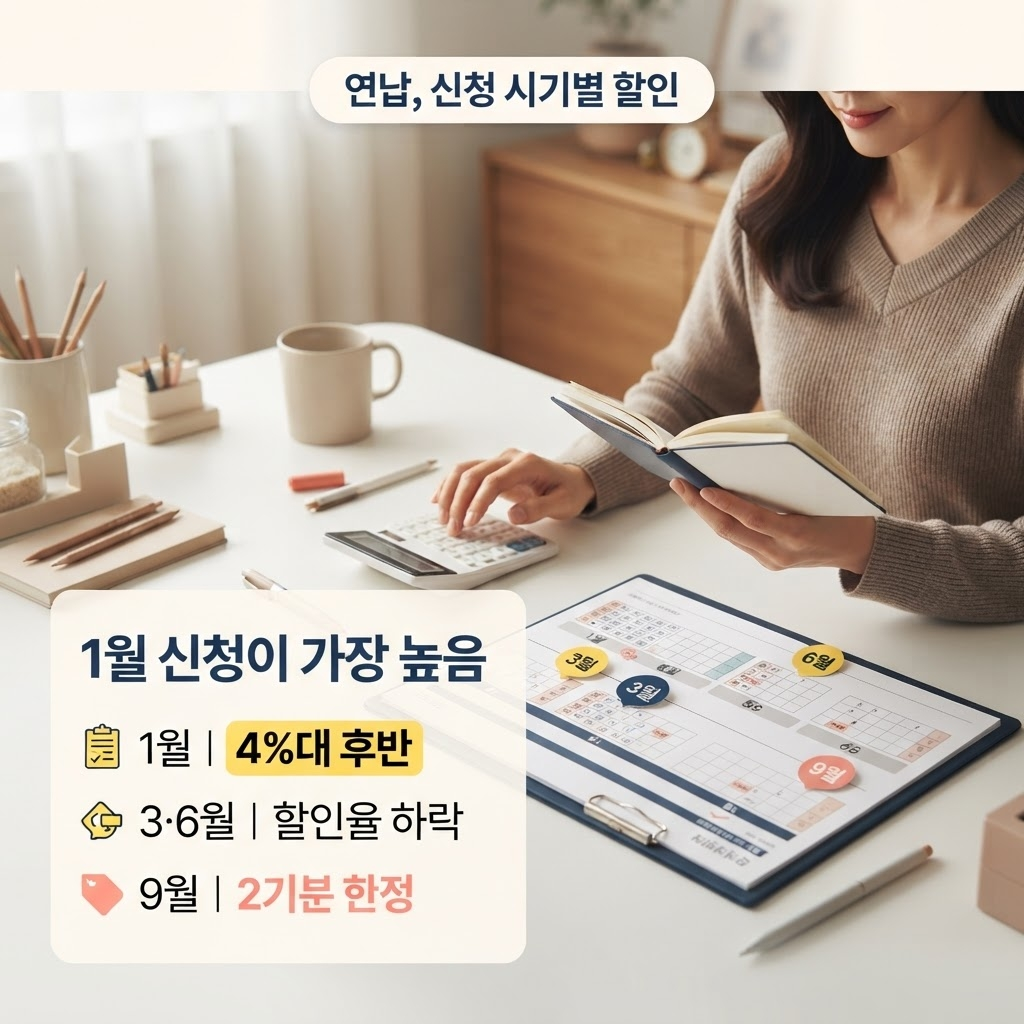 자동차세 2기분, 12월 16일부터 31일까지 놓치지 마세요 2 자동차세 연납 제도는 신청 시기에 따라 할인율이 달라 1월 신청 시 연 4%대 후반의 가장 높은 할인을 받고 3·6월 순으로 할인율이 낮아지며 9월 연납은 그해 2기분 한정 소폭 할인이 적용되고 이 시기를 놓치면 12월 정기기한에 정상 금액으로 납부해야 한다는 점을 정리한 안내
