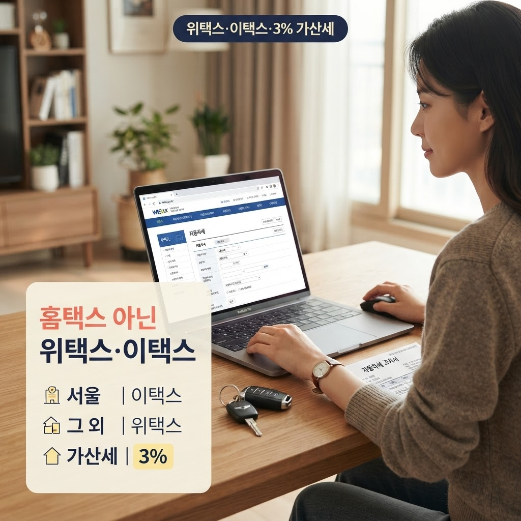 자동차세 2기분, 12월 16일부터 31일까지 놓치지 마세요 3 자동차세 납부는 국세청 홈택스가 아닌 지방세 전용 위택스(서울 외 지역)와 이택스(서울); 세액 조회와 납부를 처리하며, 은행·가상계좌·ARS·창구 등 다양한 방법이 있고 납부기한을 넘기면 체납으로 처리되어 일반적으로 3% 수준의 가산세가 부과된다는 점을 정리한 안내