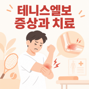 테니스엘보 증상과 치료, 팔꿈치 바깥쪽 통증 방치하면 안되는 이유 3 테니스엘보 증상과 치료 안내 썸네일 이미지