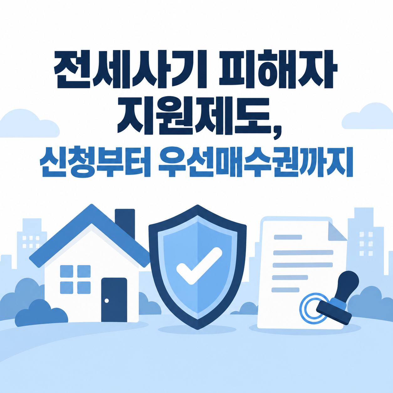 전세사기 피해자 지원제도, 결정 신청부터 우선매수권까지 총정리 1 전세사기 피해자 지원제도 신청부터 우선매수권까지 안내하는 썸네일 이미지