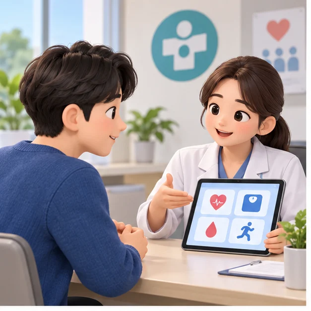 보건소 모바일 헬스케어 대상 확인 안내