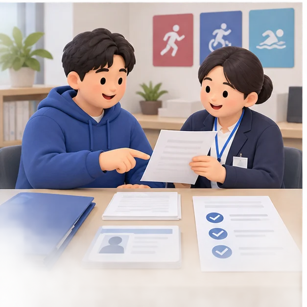 장애인 생활체육 프로그램 준비서류 점검