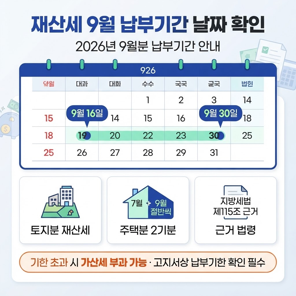 재산세 납부기간 9월 토지 7월 8월, 무엇부터 확인할까? 1 섹션 1 이미지