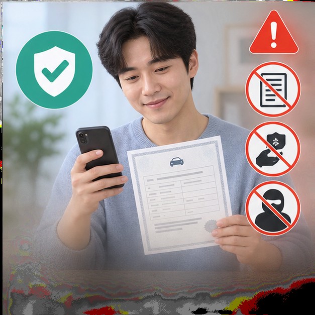 자동차등록증 재발급, 자동차365 온라인 신청 방법 4 자동차등록증 재발급 결과 확인과 주의사항