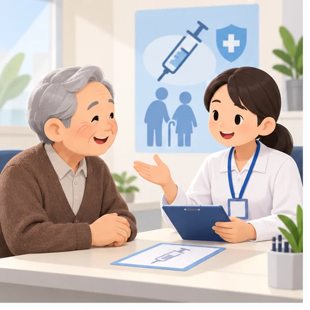 65세 이상 인플루엔자 예방접종 대상 확인 안내