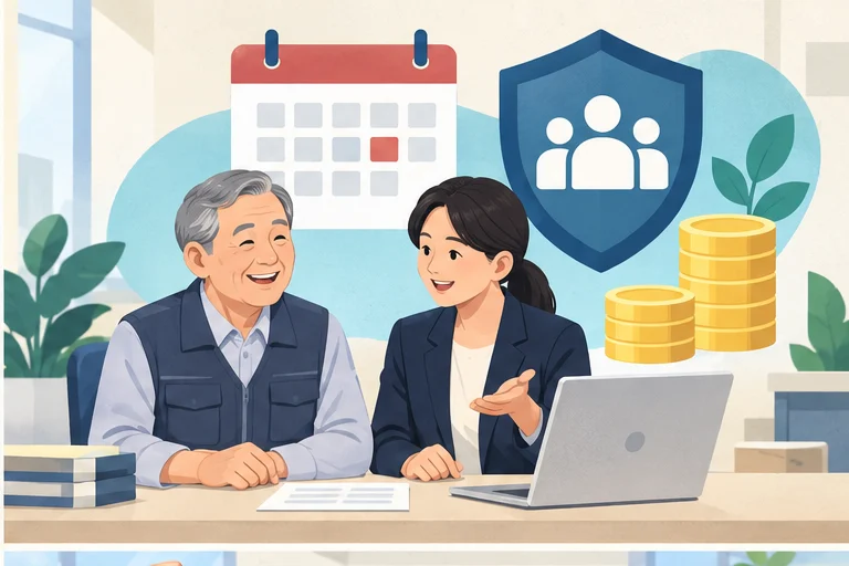 60세 이상 근로자 증가 기준