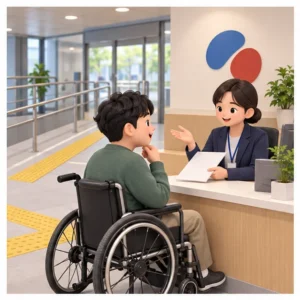 장애인 근로지원인 서비스 대상 확인 안내