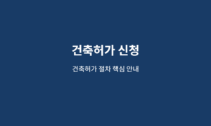 건축허가 신청 전 반드시 확인할 7가지, 세움터 접수부터 처리까지 12 건축허가 신청 핵심 안내 이미지