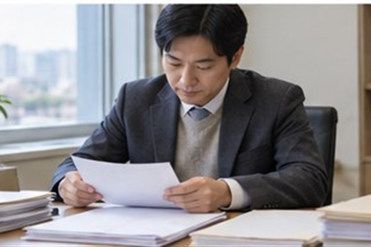 채무불이행자명부등재 말소, 결정 후 신용정보도 바로 회복될까 1 채무불이행자명부등재 말소 관련 법원 절차 서류를 차분히 분류하는 한국인 성인과 밝은 사무 공간