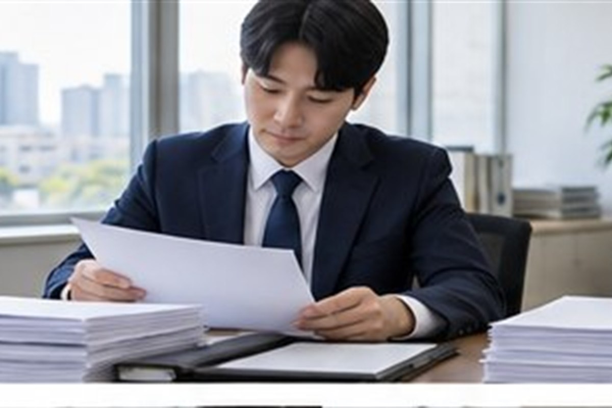 민사조정신청 비용, 조정이 성립하면 판결처럼 강제집행할 수 있을까 1 민사조정신청 비용 관련 법원 절차 서류를 차분히 분류하는 한국인 성인과 밝은 사무 공간