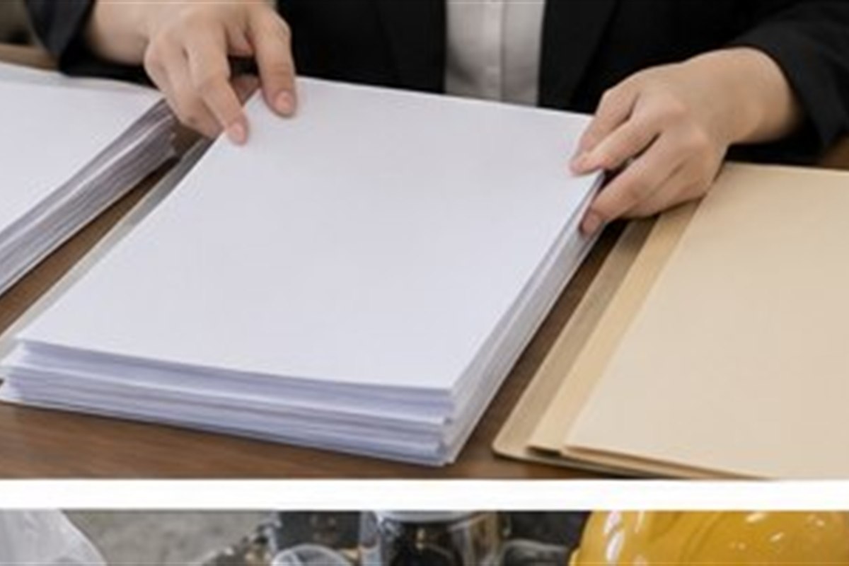 가압류 담보제공명령, 본안 종료 후 공탁금을 돌려받는 방법 2 가압류 담보제공명령 관련 글자가 보이지 않는 법률 서류와 빈 파일을 날짜순으로 정리하는 손