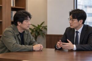 상가권리금 소송 절차를 상담하는 한국인 신청인과 전문 상담자