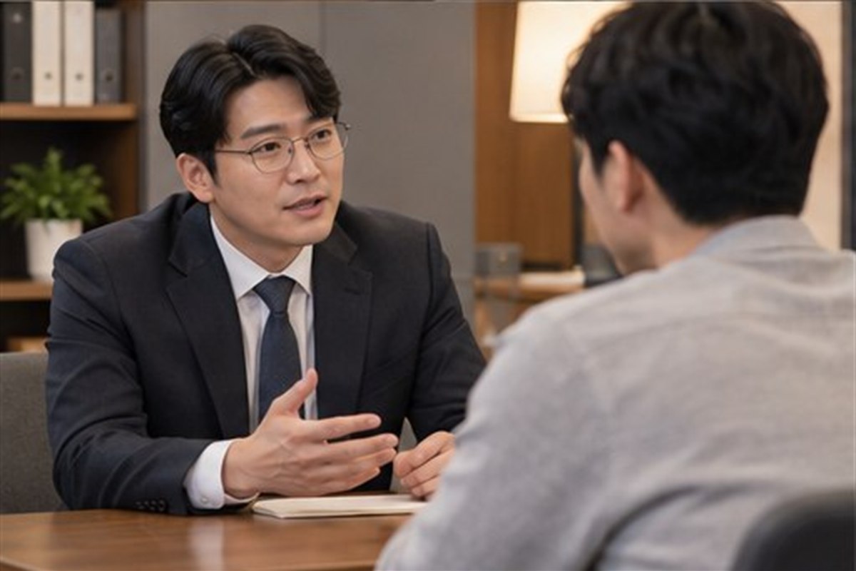 지급명령 이의신청 기간 절차를 상담하는 한국인 신청인과 법률 전문가