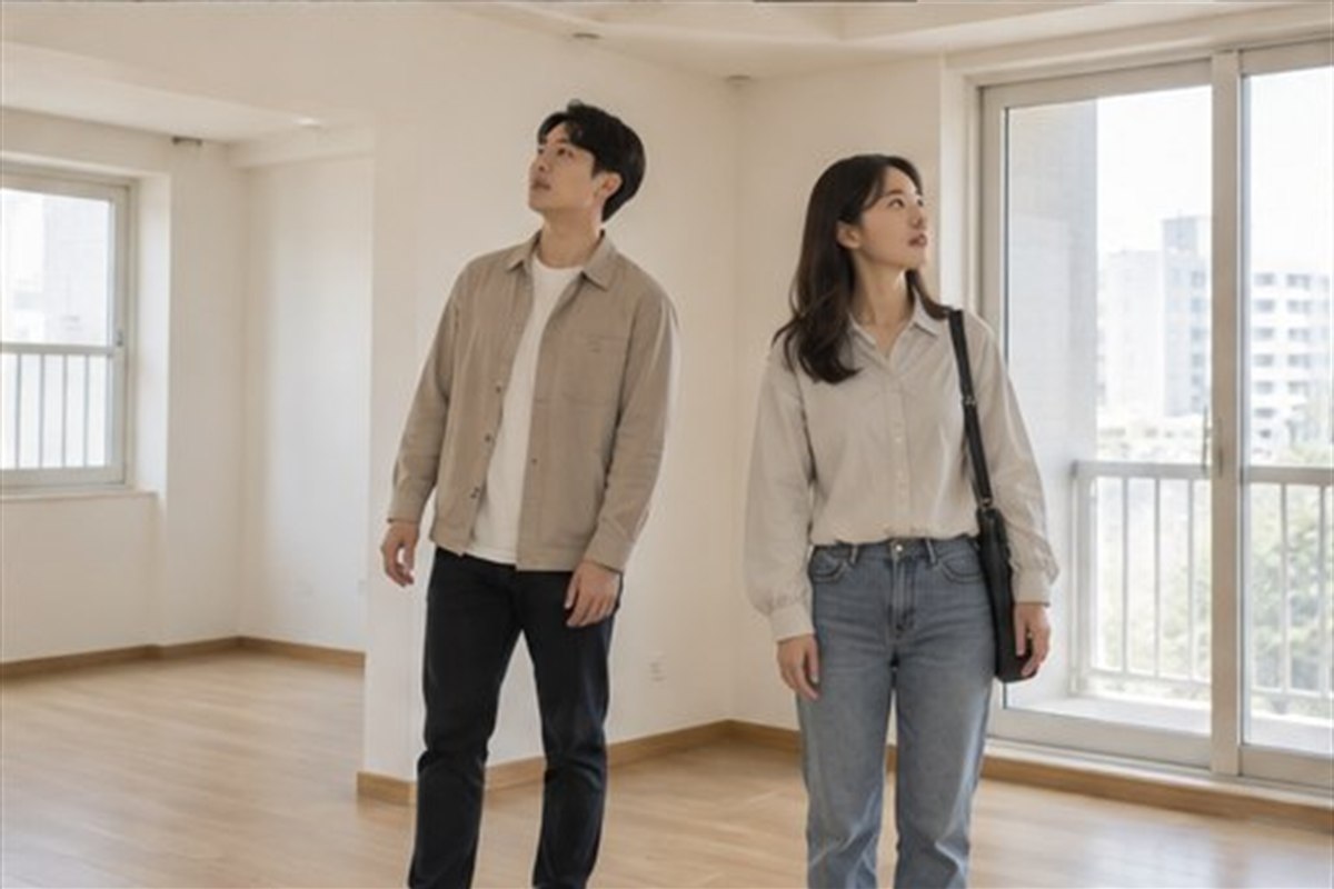 전세보증금 반환소송 기간 관련 부동산이나 현장 조건을 직접 확인하는 장면