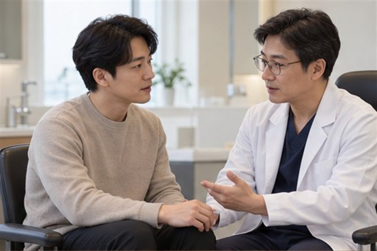 수근관증후군 수술비용, 개방술과 내시경술의 차이 1 수근관증후군 수술비용 진료 방향을 상담하는 한국인 환자와 전문 의료진