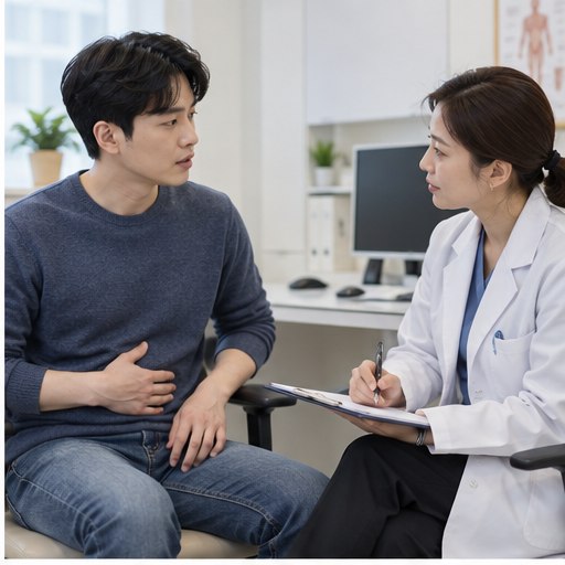 배꼽 주변 통증 관련 공식 확인 실사 이미지 3