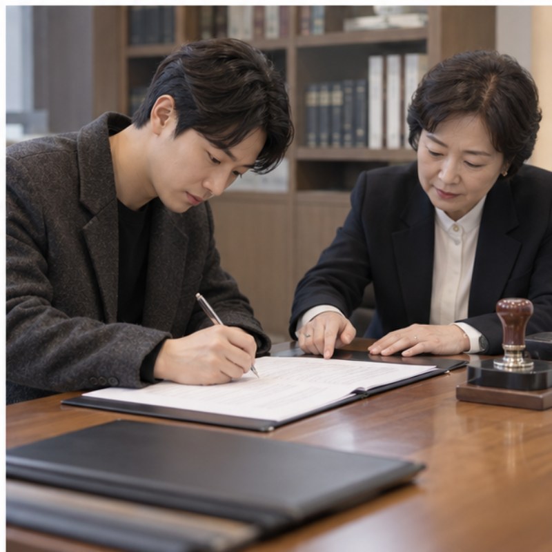 공증 받는법 절차 확인 이미지