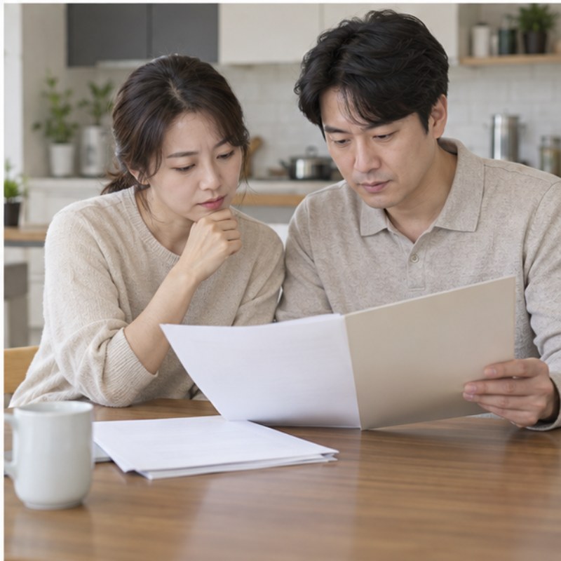 보험가입내역 조회 절차 확인 이미지