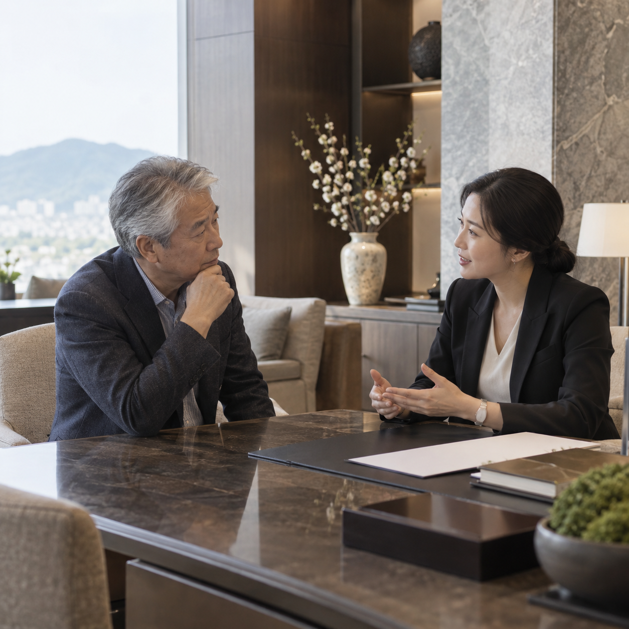 IRP 해지 세금 확인 및 상담 장면
