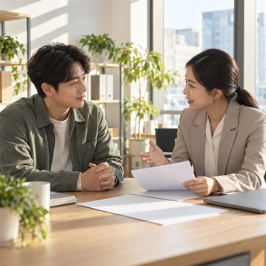 묵시적갱신 해지 주택 임차인의 통지 도달일과 종료 시점 3 묵시적갱신 해지 확인 및 상담 장면