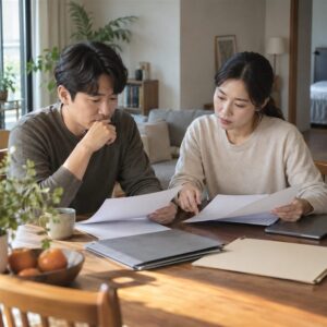 유류분 소멸시효, 1년과 10년의 기준을 구분하는 자료 정리법 1 차분한 가정에서 상속 자료를 살펴보는 성인 남매