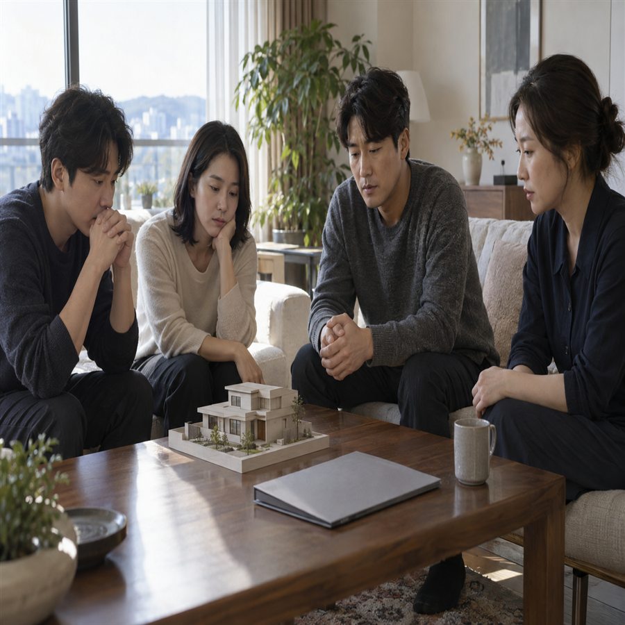 유류분 청구, 2026년 개정 민법과 기간·자료 확인 1 유류분과 상속 자료에 관해 이야기하는 가족