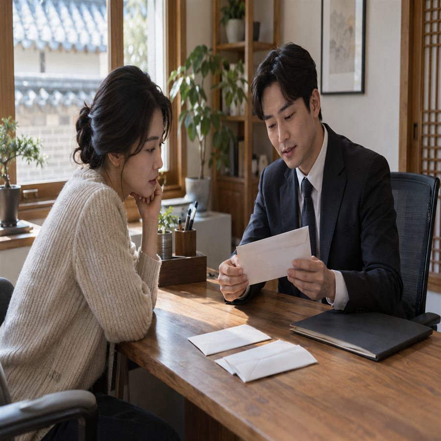 내용증명 작성과 발송을 상담하는 이용자