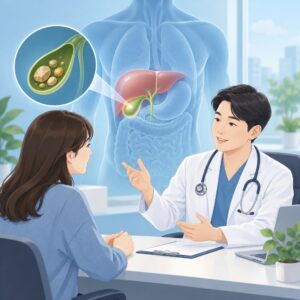 담석증 증상 안내 이미지