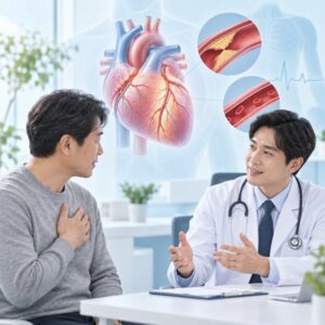 협심증 초기증상 안내 이미지