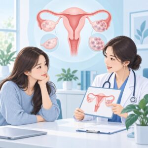다낭성난소증후군 증상 안내 이미지