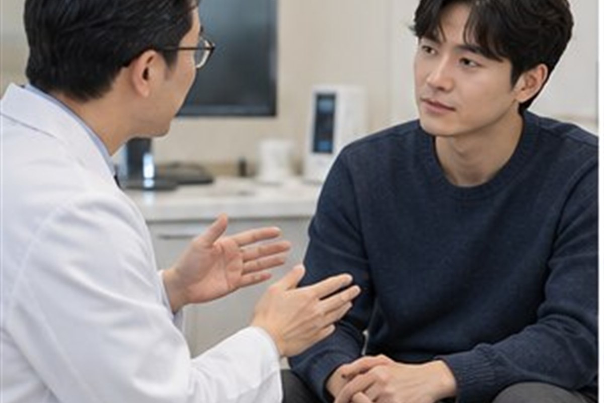 포경수술 비용, 마취·검사·회복 관리까지 확인하는 법 1 포경수술 비용 상담과 비용 확인 장면