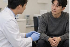 위내시경 비용 상담과 비용 확인 장면