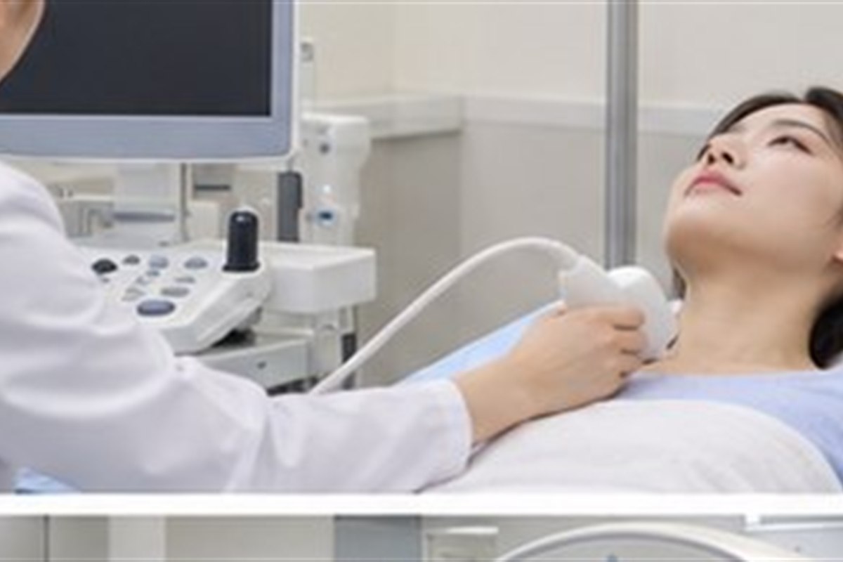 갑상선초음파 비용 검사 또는 절차 준비 장면