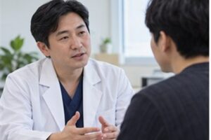 치루 수술비용 상담과 비용 확인 장면
