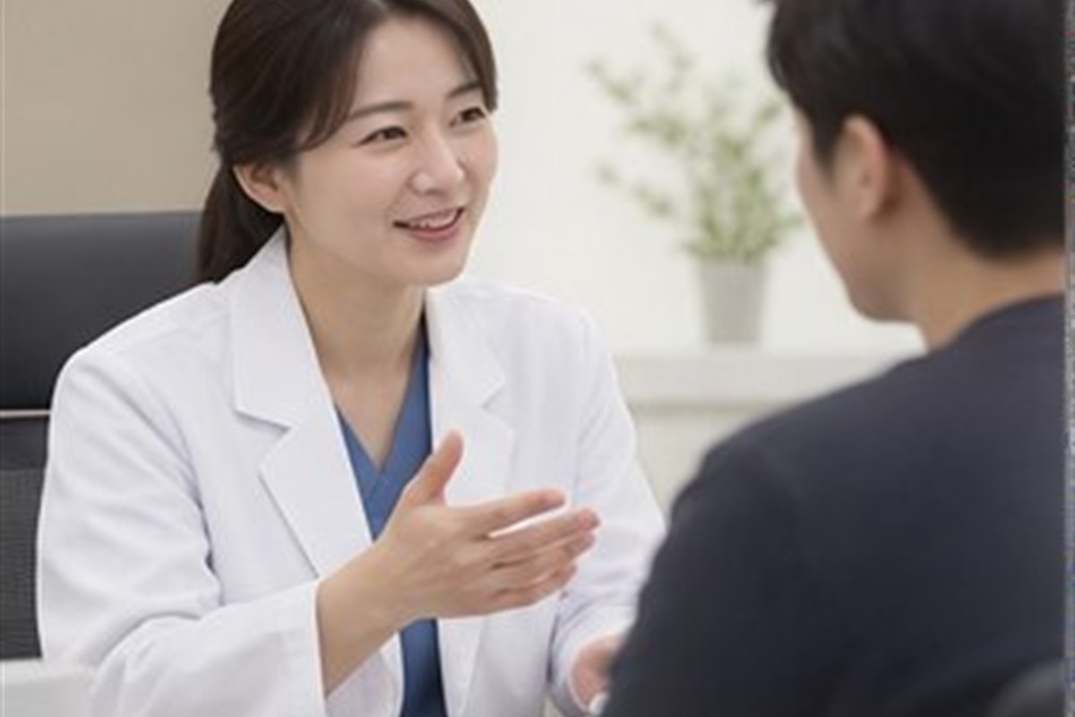 수면내시경 비용 상담과 비용 확인 장면