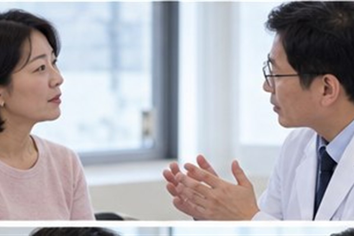 폐암 수술비용 상담과 비용 확인 장면