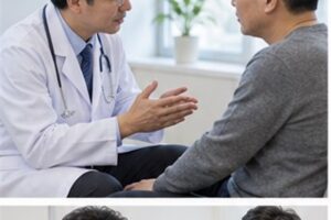 관상동맥 조영술 비용 상담과 비용 확인 장면