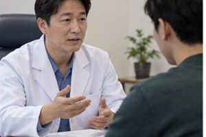 회전근개 수술비용 상담과 비용 확인 장면