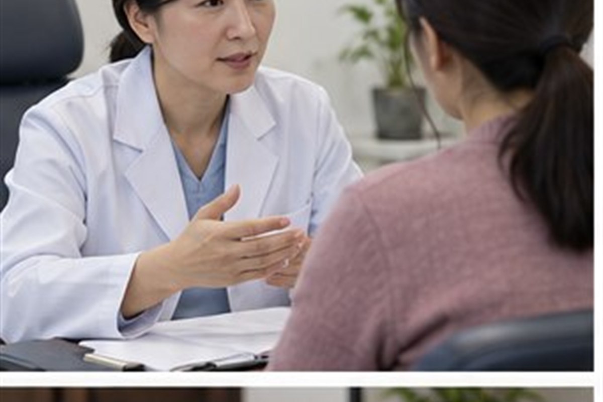 자궁경부 조직검사 비용 상담과 비용 확인 장면