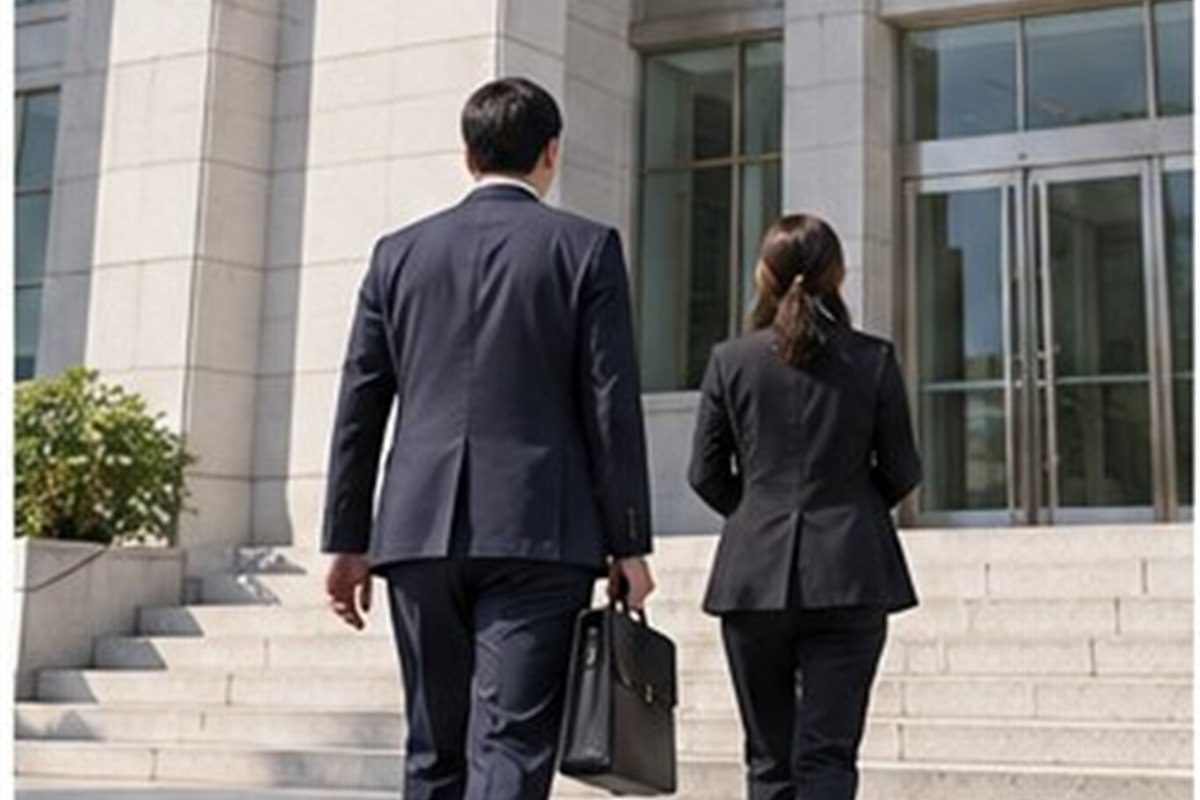 가압류 해제 비용 검사 또는 절차 준비 장면