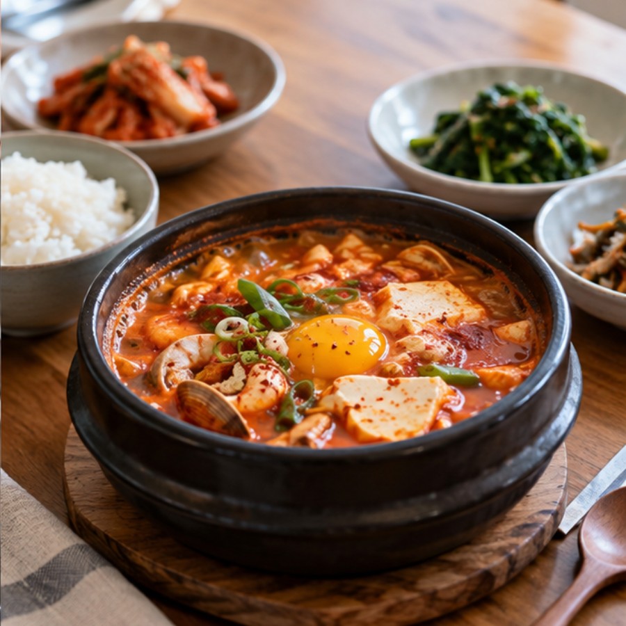 순두부찌개 레시피 준비 체크