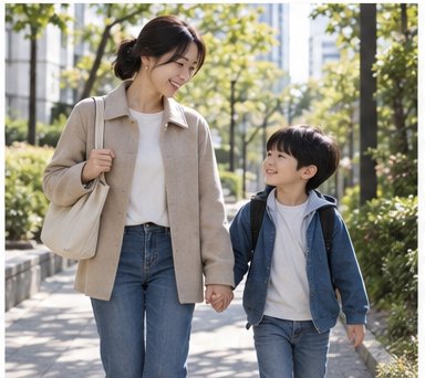 양육비 직접지급명령, 월급에서 바로 받기 전 알아둘 조건 3 아이와 함께 공원을 걷는 보호자