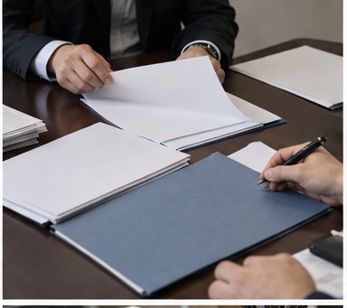 투자금 납입과 자본금 변경 자료를 정리한 서류