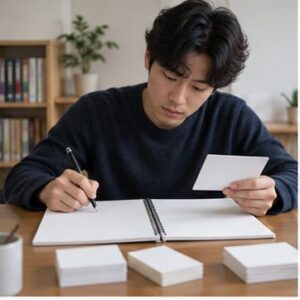 교통안전관리자시험을 준비하는 성인 수험생