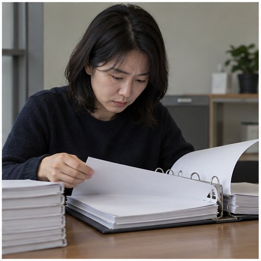 회생채권신고, 목록에 이름이 있어도 안심하면 안 되는 이유 3 채권자목록 기재 여부를 표시 없이 확인하는 장면