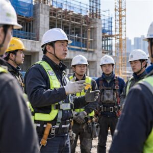 건설업 기초안전보건교육 관련 현장 사진