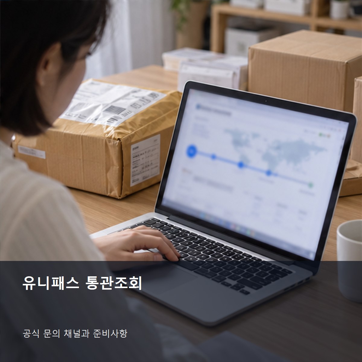 유니패스 통관조회 공식 문의 안내 사진